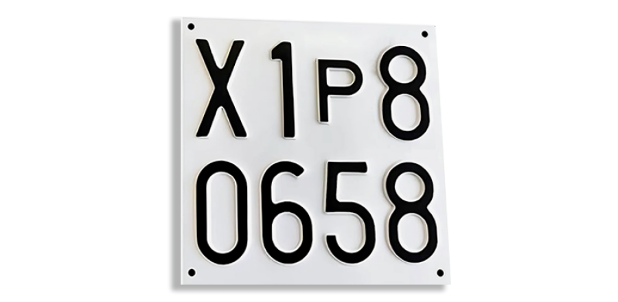 Rilascio / Rinnovo targa prova personalizzata